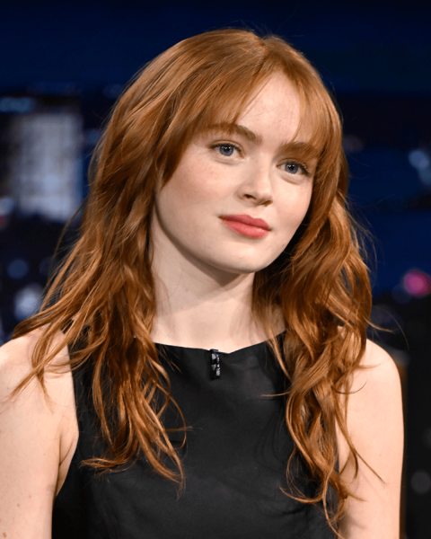 Blurred lips trend on actress